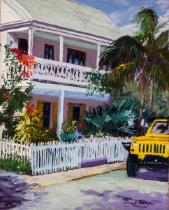 Key West - Yellow Jeep